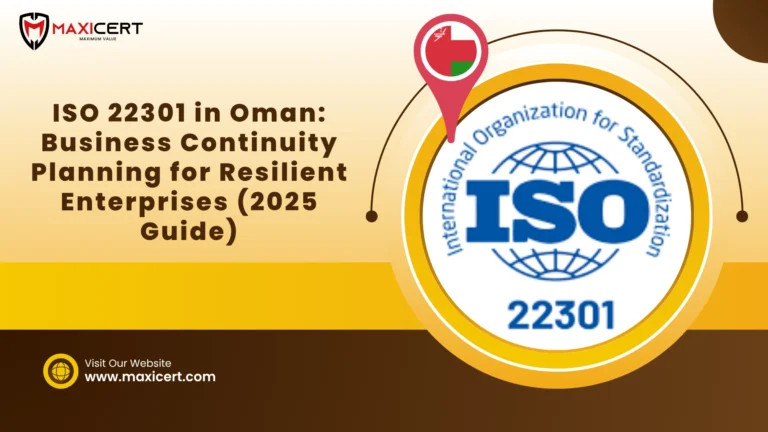 ISO 22301 in Oman: Business Continuity Planning for Resilient Enterprises