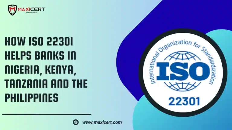 How ISO 22301 Helps Banks in Nigeria, Kenya, Tanzania And the Philippines
