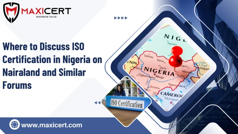 Where to Discuss ISO Certification in Nigeria on Nairaland and Similar Forums