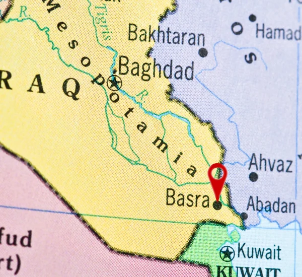 Iraq Basra Map Image Iraq-Basra-Map-Image